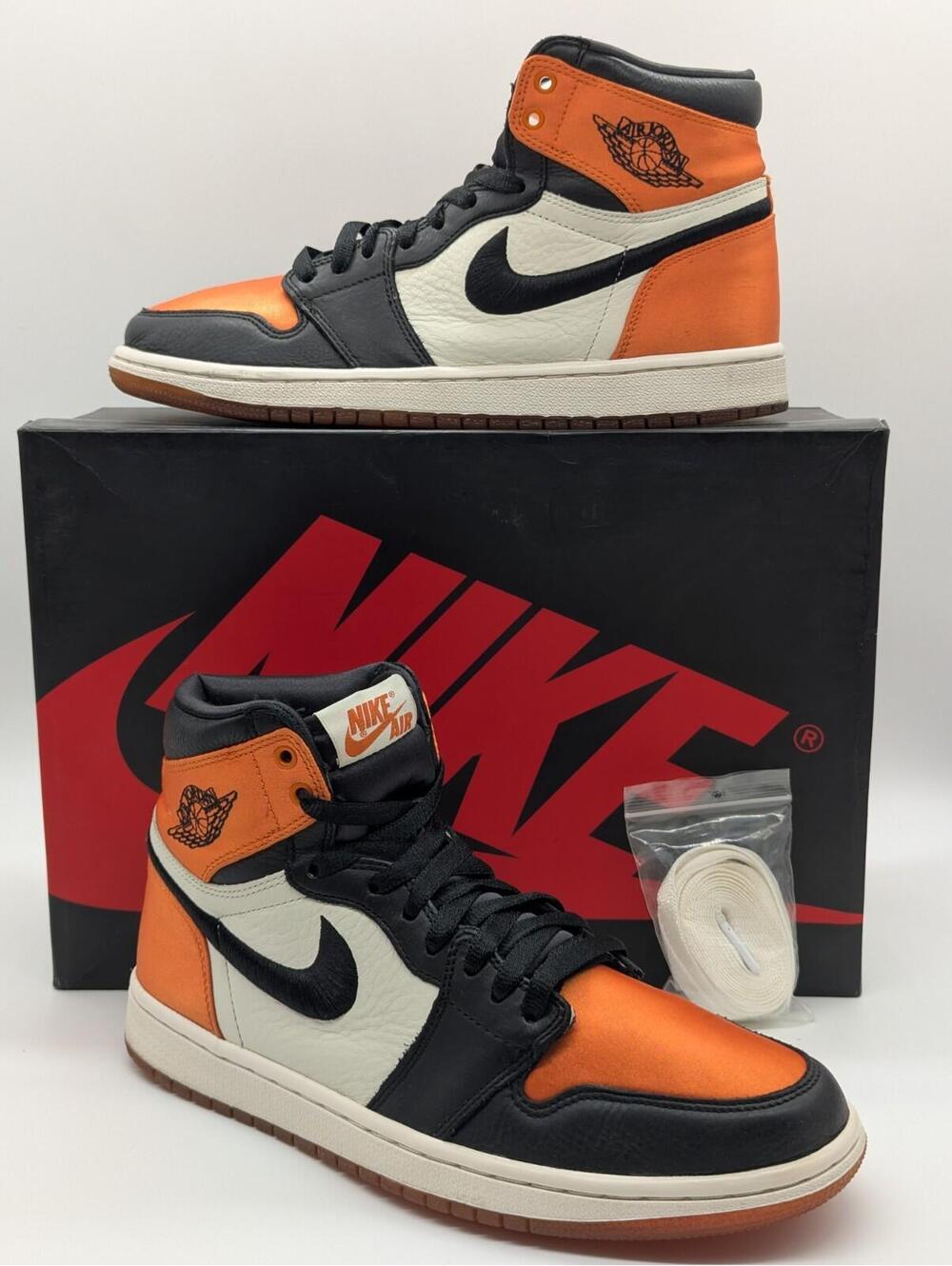 Air Jordan 1 Retro High Satin Shattered Backboard Women's Size 9 AV3725-010